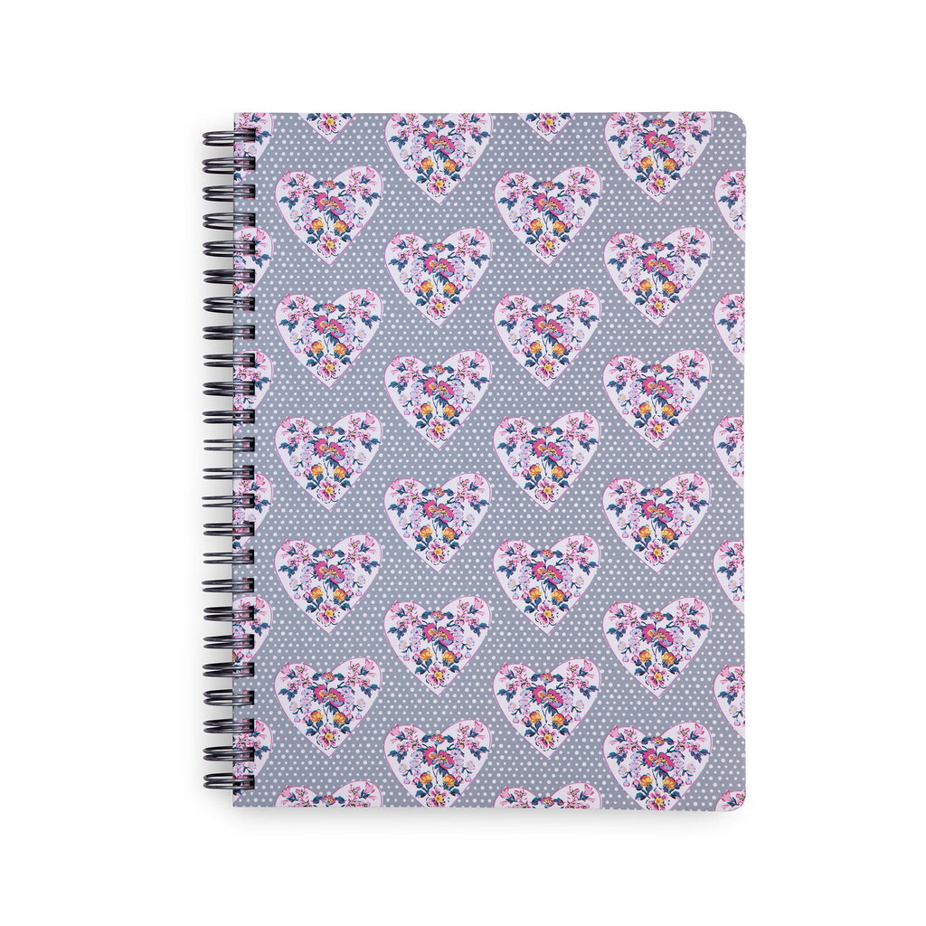 Mini Notebook with Pocket, Mon Amour Gray