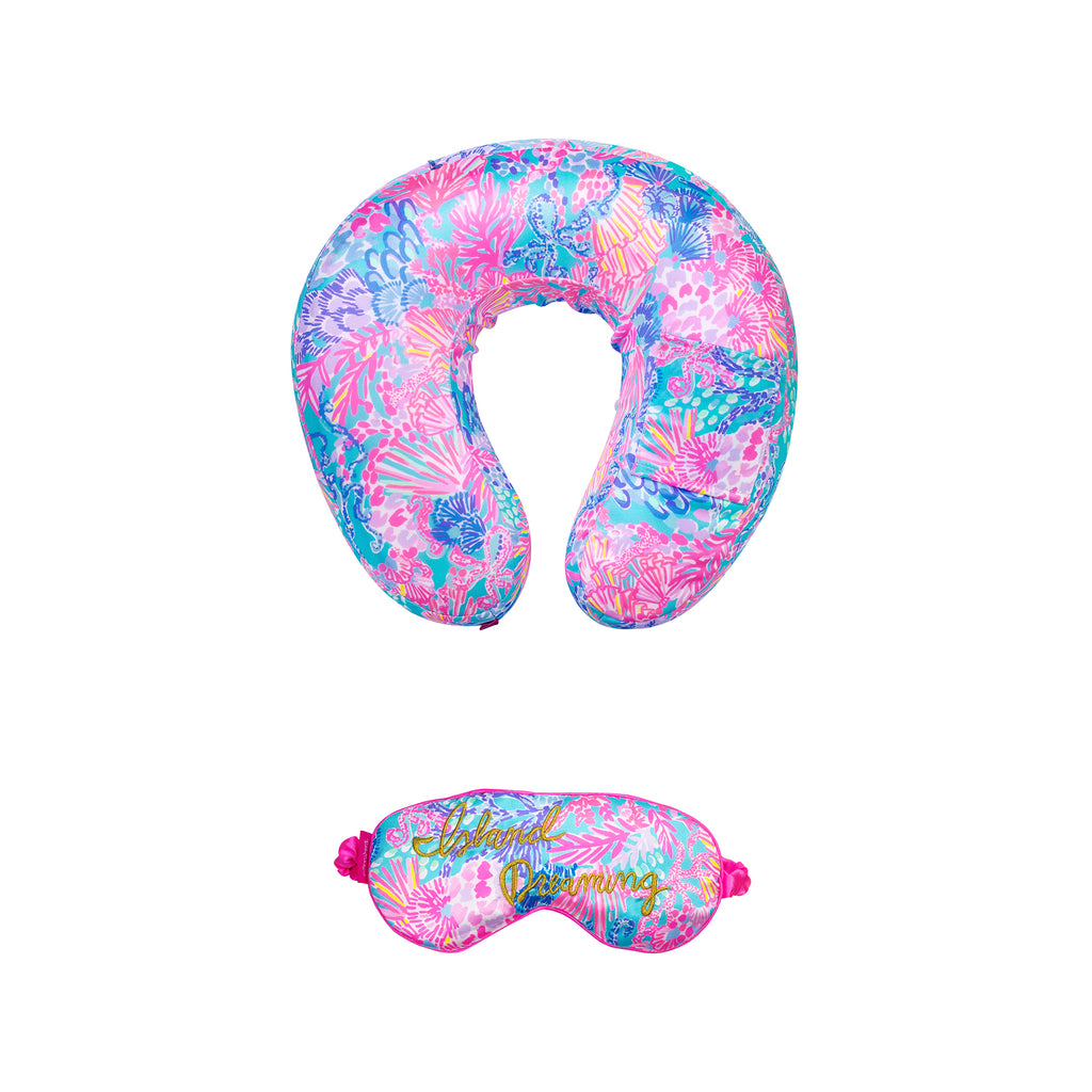 Neck Pillow and Eye Mask, Splendor in the Sand
