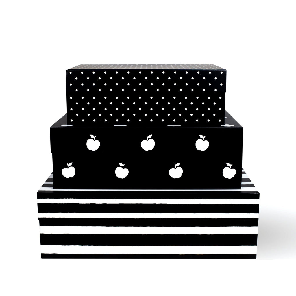 Kate Spade New York Nesting Boxes, Dots and Stripes