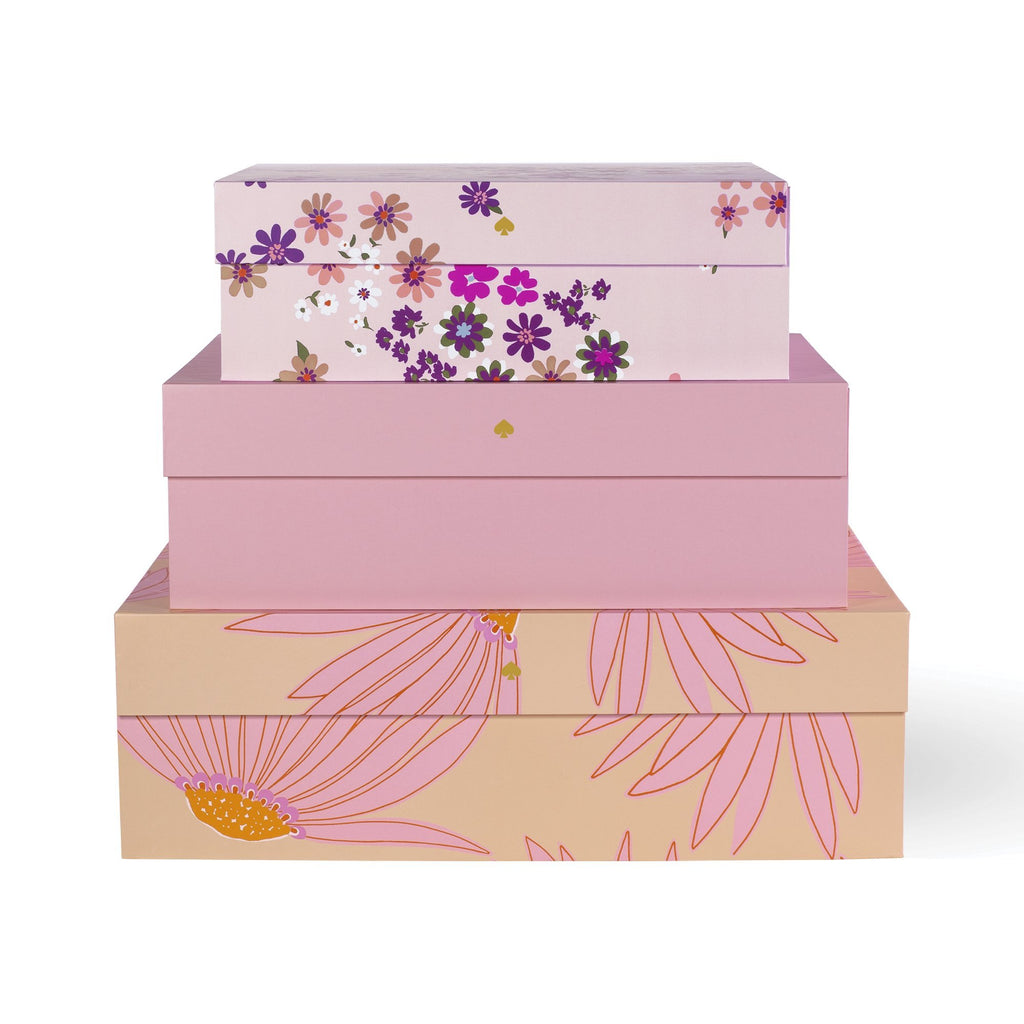 kate spade new york nesting boxes, falling flowers