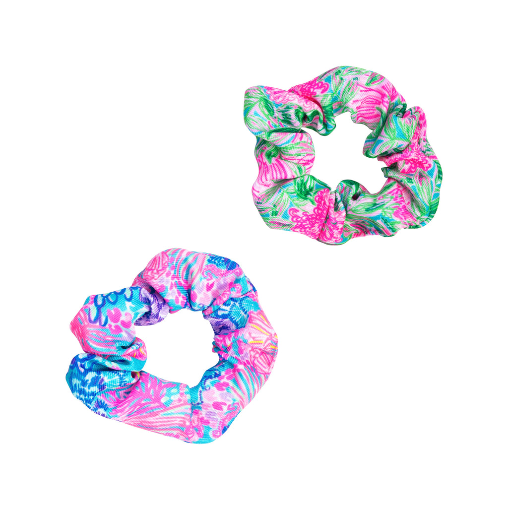 Scrunchie Set of 2, Splendor in the Sand/Coming in Hot