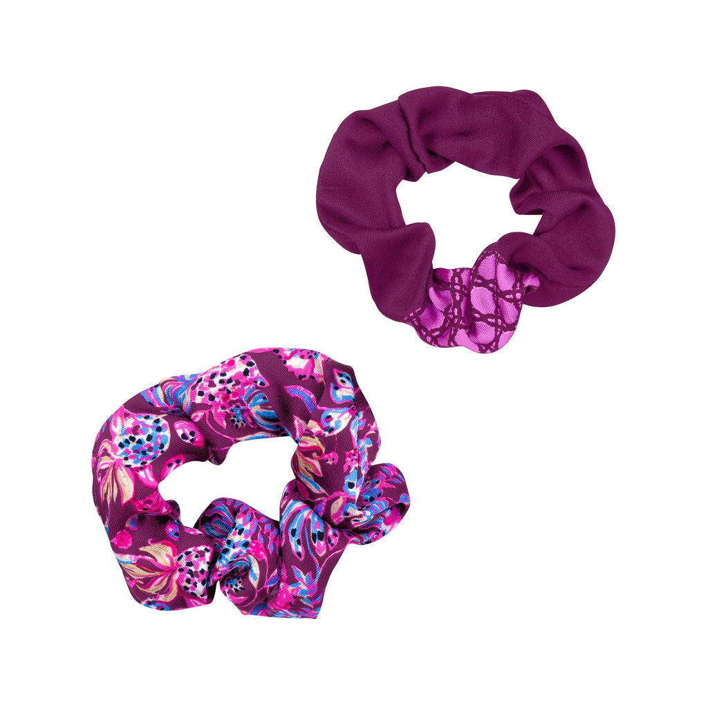 Scrunchie Set, Amarena Cherry Tropical with a Twist