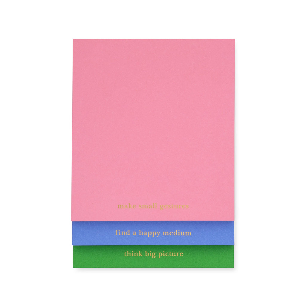 Stacked Notepad, Adventure Stripe