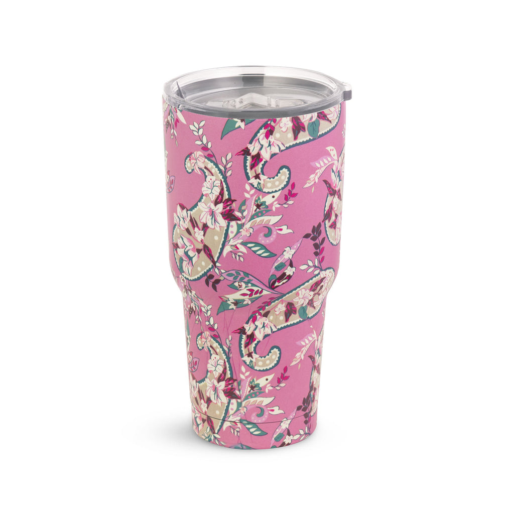 Stainless Steel Large Tumbler, Botanical Paisley