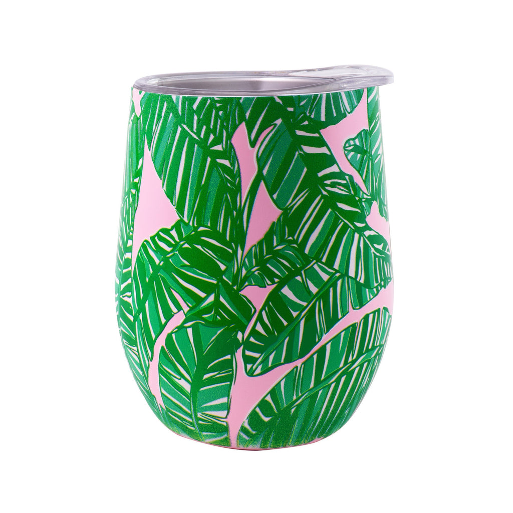 Insulated Stemless Tumbler, Lets Go Bananas