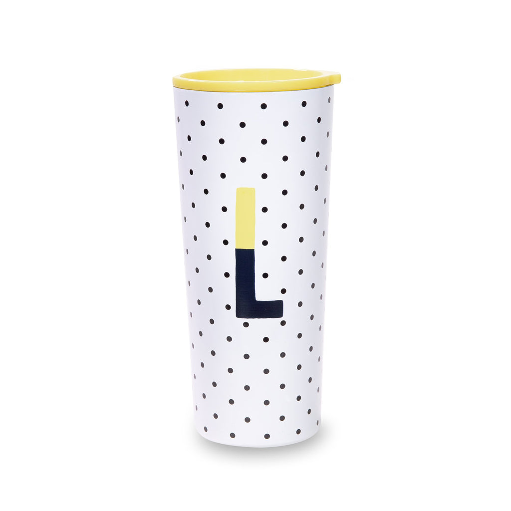 Kate Spade New York Initial Stainless Steel Tumbler L, Sparks of Joy