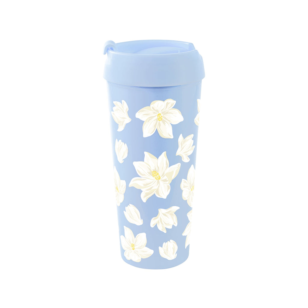 Thermal Mug, Light Blue Magnolia