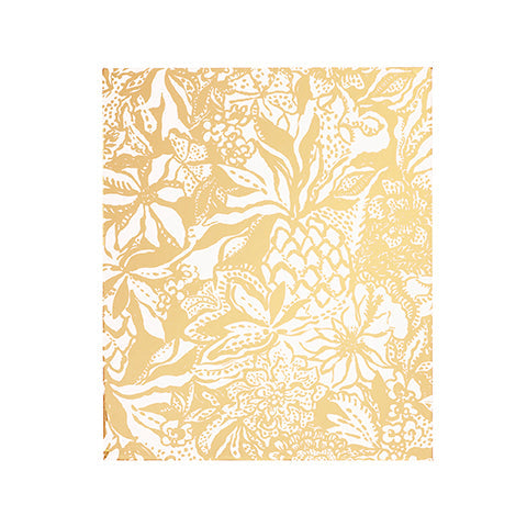 Three Ring Binder, Safari Sangria Gold