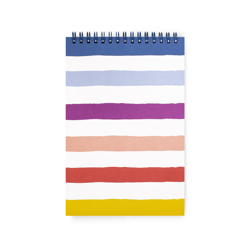 Spiral Notebook (Top), Candy Stripe