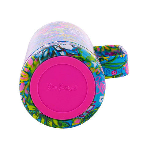 Lilly Pulitzer Stainless Steel Travel Mug, Walking on Sunshine