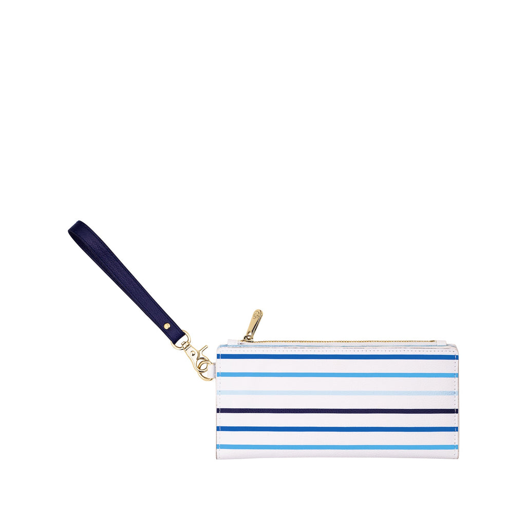 Travel Wallet, Blue Stripe