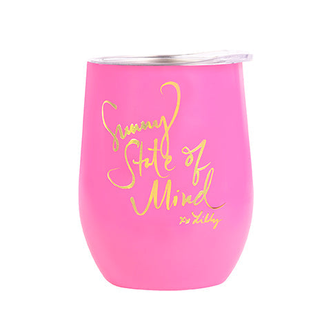 Insulated Stemless Tumbler, Sunny State of Mind