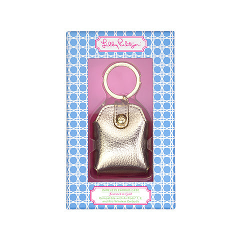 Wireless Earbud Case, Gold