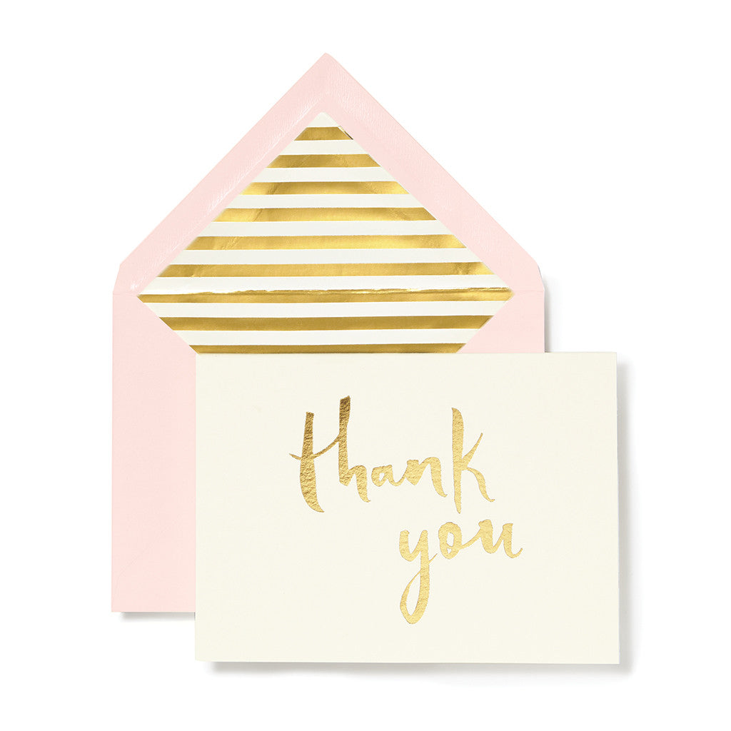 kate spade new york thank you card set - paintbrush - lifeguard-press